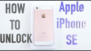 How to Unlock iPhone SE for EVERY Network Cricket Boost Mobile ATampT TMobile Verizon ETC [upl. by Anton620]