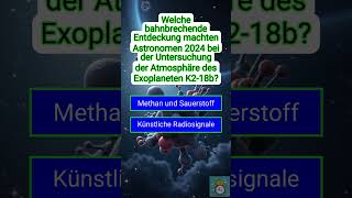 🌍 Sensationsfund Erdähnlicher Exoplanet mit lebensfreundlicher Atmosphäre 👽🔭 [upl. by Eniawd]