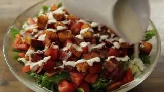 How to Make a BLT Salad  Bacon Recipes  Allrecipescom [upl. by Subak]