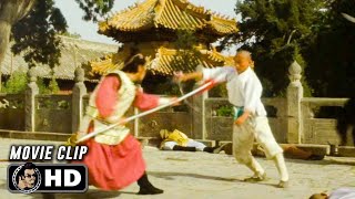 Epic Battle At Temple  THE SHAOLIN TEMPLE 1983 Movie CLIP HD [upl. by Ahsillek]