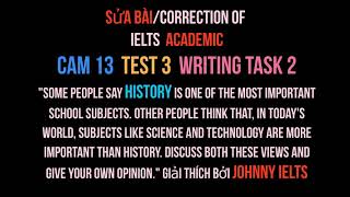 Sửa bài Cam 13 Test 3 Writing task 2 [upl. by Naejarual]