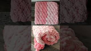 Easy Bernat Baby Blanket Yarn Shell Blanket Chunky Crochet Baby Blanket Pattern crochet [upl. by Rexer560]