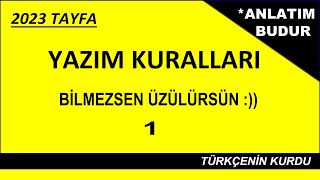 Yazım Kuralları  Yazımı Karıştırılan Sözcükler  YENİ 2023 TAYFA [upl. by Dnamron]