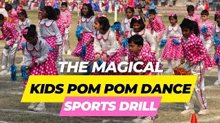 Pom Pom Dance Drill  Annual Sports Day 2023  Mount Litera Zee School Choreography by Glory Pandey [upl. by Rhodia]