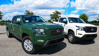 WHATS THE DIFFERENCE 2022 Nissan Frontier Trim Level Comparison [upl. by Alleciram]