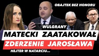 MATECKI RZUCIŁ SIĘ NA DZIENNIKARKĘ – HEJT NAGRYWAŁ❗️ZDERZENIE KACZYŃSKIEGO I OBAJTEK BEZ WSTYDU [upl. by Anifesoj]