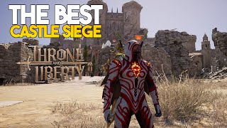 Throne amp Liberty  Down To The Last Second 1000 Player PvP Castle Siege Kazar [upl. by Mimi757]