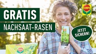 COMPO Rasenaktion  Gratis NachsaatRasen sichern [upl. by Wavell942]