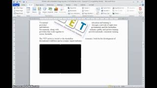 HOW TO Embed a video in MS Word doc and convert it to PDF [upl. by Leakim]