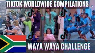 Waya Waya Funny Tiktok Challenge South African Trend  goodvibesonly505 Compilation  Master KG [upl. by Suaeddaht940]