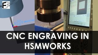 CNC Engraving with HSMWorks Trace 5minFriday  7 [upl. by Verine]