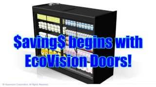 Hussmann EcoVision Door Installation Animation [upl. by Pope]