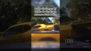 Dodge Challenger RT Thinks He Can Evade Arkansas State Police like the video [upl. by Akenna]