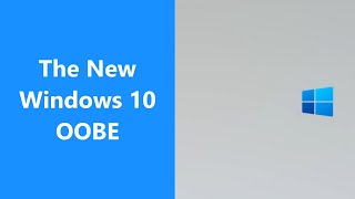 The new Windows 10 OOBE 20231 [upl. by Durman]