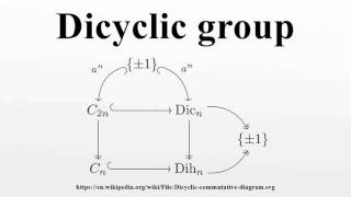 Dicyclic group [upl. by Pallua]