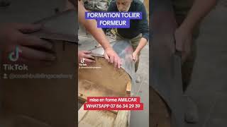 Formation tolier formeur mise en forme carrosserie aluminium AMILCAR tolierformeur [upl. by Ainar711]