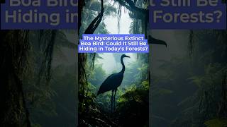 Boa The Extinct bird shorts trending facts mystery birds historyfacts [upl. by Ainna803]