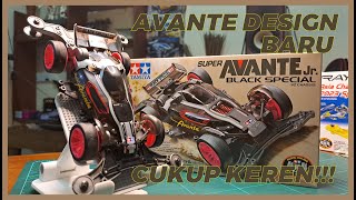 TAMIYA SUPER AVANTE JR BLACK SPECIAL  MERAKIT DAN UNBOXING [upl. by Ilaire958]