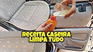 Receita Caseira Para Limpar Interna e Bancos do Carro [upl. by Mclain]