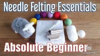 Needle Felting For Beginners Tutorial  Let Me Guide You Into The Wonderful World Of Felting [upl. by Dace887]