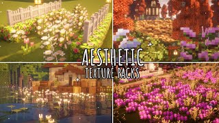 ˚‧｡⋆🌻Aesthetic Minecraft Texture Packs🍓✩‧₊˚  Minecraft Resource Pack Showcase [upl. by Alimak299]