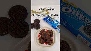 shorts Oreo Fudge Balls Only 3 ingredients shortsfeed oreo food [upl. by Steddman]