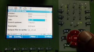how to export data to total station leica ts11 viva learning total station leica ts11 viva [upl. by Inalej985]