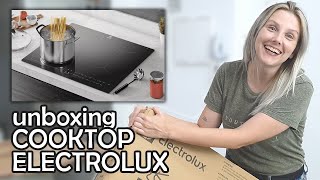 UNBOXING COOKTOP INDUÇÃO UNICOOK ELECTROLUX É LINDO [upl. by Milli]