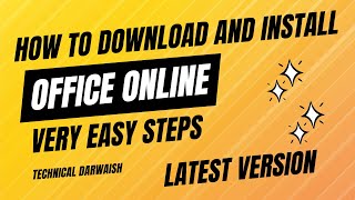 How to Download MS Office Online Microsoft Online Download [upl. by Aynatan]