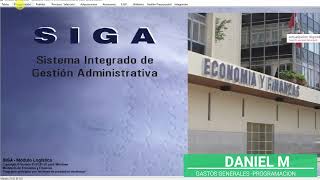 GASTOS GENERALES  PROGRAMACION EN SIGA MEF [upl. by Aneed]