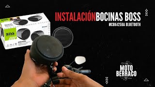 Instalación Bocinas amplificadas para Motocicleta Boss MCBK425BA Bluetooth Sound Sportster Iron 883 [upl. by Eniamerej]