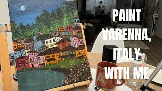 Paint Varenna Italy with Me  Art Vlog [upl. by Toomay364]