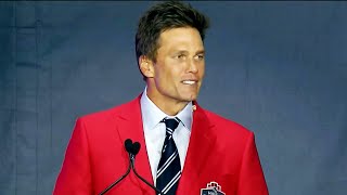 Tom Brady Inducted Into New England Patriots Hall of Fame [upl. by Stoat77]