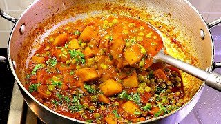 आलू मटर की मसालेदार सब्ज़ी नए तरीके से  Aloo Matar ki Sabzi  Aloo Matar Curry  KabitasKitchen [upl. by Nyltiac]