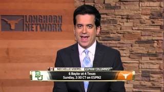 ESPNcoms Mechelle Voepel previews Baylor game Jan 15 2016 [upl. by Oicinoid]