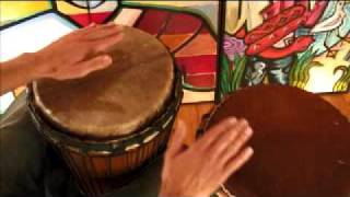 Rumba Guaguanco Two Drums One Player [upl. by Eedyah535]