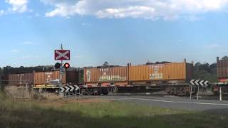 Level Crossing Eastbank Rd Nana Glen NSW Australia [upl. by Schnell55]