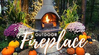 WE BUILT IT BUSHBECK FIREPLACE Pizza oven amp Grill [upl. by Neelyaj]