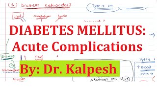 Diabetes Mellitus Acute Complications [upl. by Sudhir]