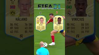 Haaland vs Vini JR in FIFA OMG😱🔥 [upl. by Anaela488]