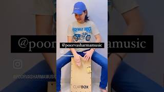 Kesairya Tera X Laree Choote  Cajon Cover  Poorva Sharma [upl. by Ofori]