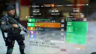 THE DIVISION  GEAR SET HIGH END GEAR INCURSION GAMEPLAY amp GUN CRAFTING The Division DLC [upl. by Bradstreet]