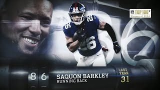 86 Saquon Barkley RB Giants NFL Top 100 Players Of 2024 [upl. by Brinna]