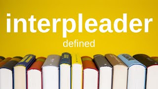 Interpleader Explained Simply  Civil Procedure [upl. by Tongue]