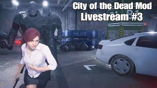 NEW RE2 REMAKE MOD City of the Dead Live 3 Business Claire vs the Sewers Can we make it [upl. by Lacram]