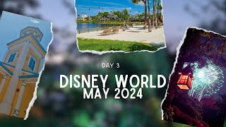 Walt Disney World Vlog 3  May 2024  Caribbean Beach Resort Tour  Polite Pig  Magic Kingdom [upl. by Livvyy]