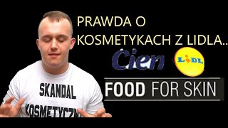 PRAWDA O KOSMETYKACH Z LIDLA CIEN FOOD FOR SKIN [upl. by Kreda397]