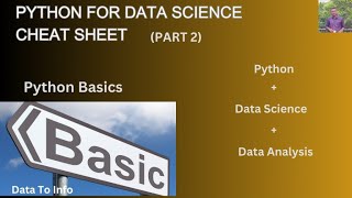 Python For Data Science Cheat Sheet PART 2 python datascience dataanalysis cheatsheet [upl. by Christiansen]