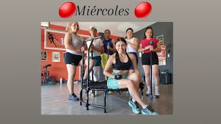 🔴EN VIVO I TRAMPOLÍN  BASTÓN  Dos clases en una Cardio  Resistencia [upl. by Aihsenot267]