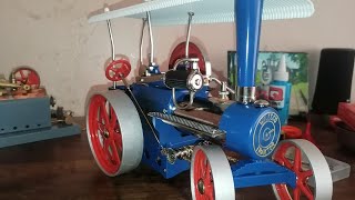 My Wilesco D415 steam tractor [upl. by Naillimixam497]